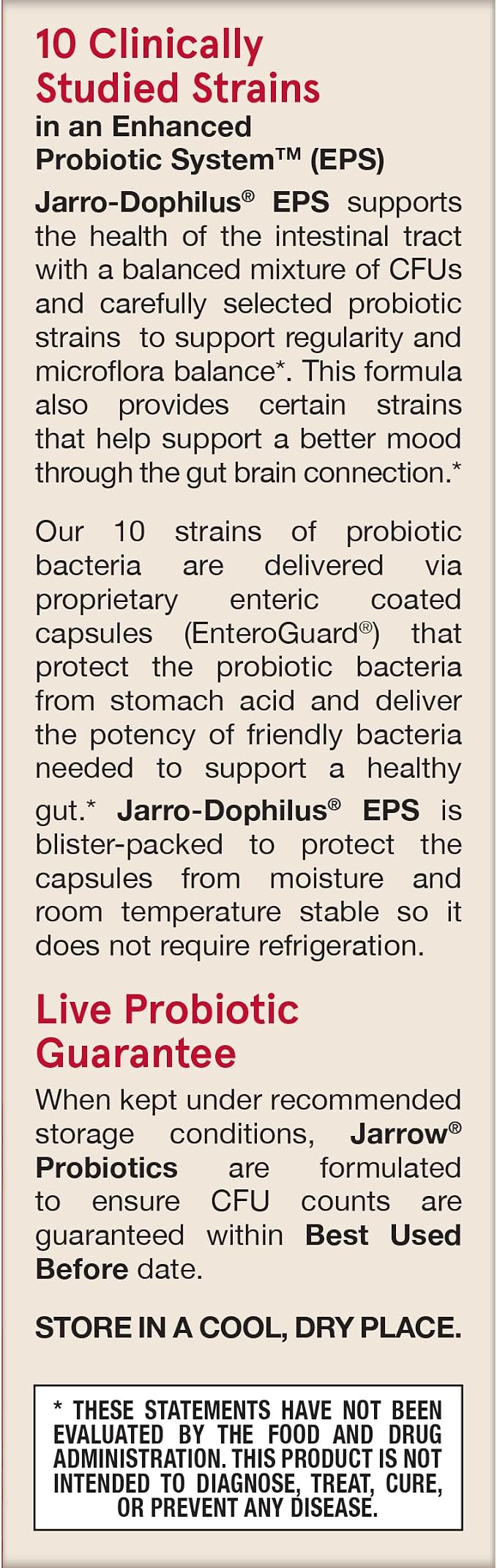 Jarrow Formulas Jarro-Dophilus EPS Advanced, 55 Billion CFU Probiotics - Image 8