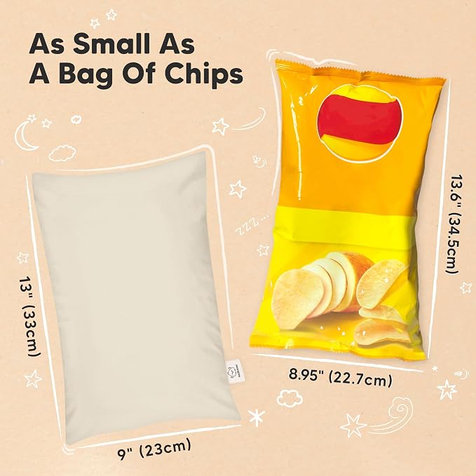 Mini Toddler Pillow with Pillowcase - Image 4