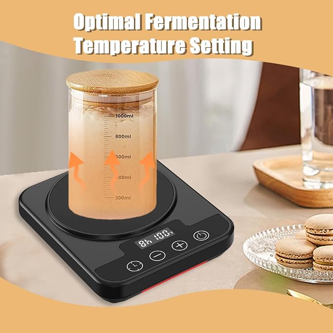 Sourdough Starter Warmer Mat, 12H Timer Warming Heating Pad, Precise 1°F - Image 6