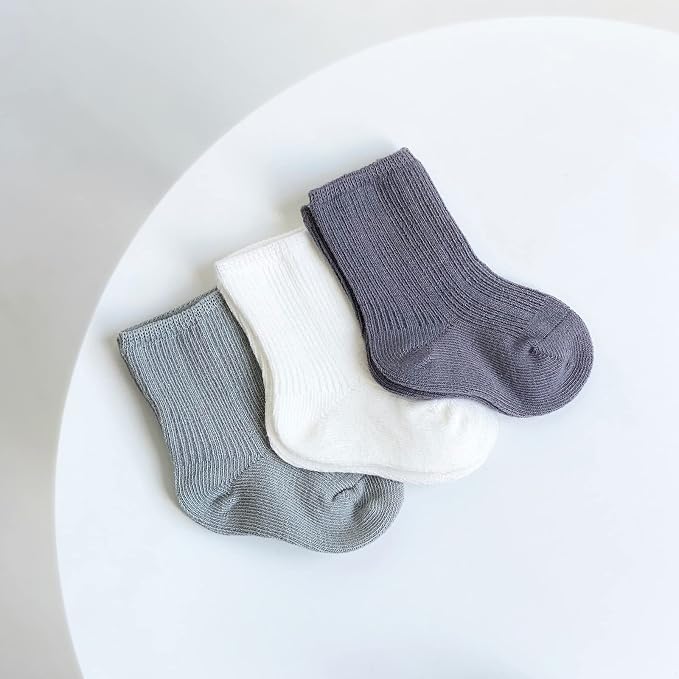 Toddler Socks Unisex Baby Baby Crew Cotton Cuff Socks - Image 2