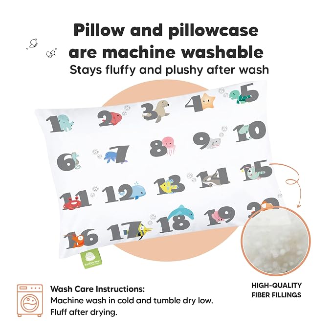 Toddler Pillow with Pillowcase - Image 4