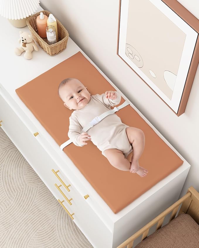 Wipeable Baby Changing Pad for Dresser and Table, Cozy Diaper Changing Pad - Image 4