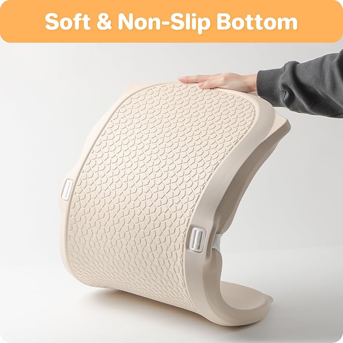 Baby Changing Pad Wipeable & Waterproof, Soft & Non-Slip Adjustable Safety Belt - Image 5