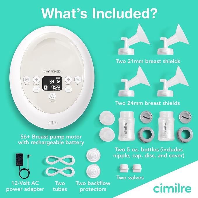 Cimilre S6+ Adjustable Rechargeable Breast Pump & Journey Breast Pump Backpack - Image 3