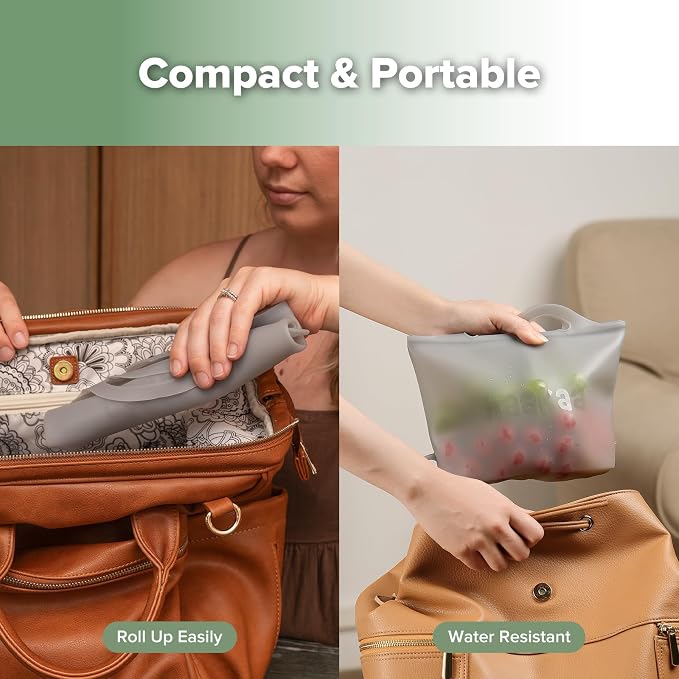 Haakaa On-The-Go Silicone Microwave Steam Sterilizer Bags - Image 8
