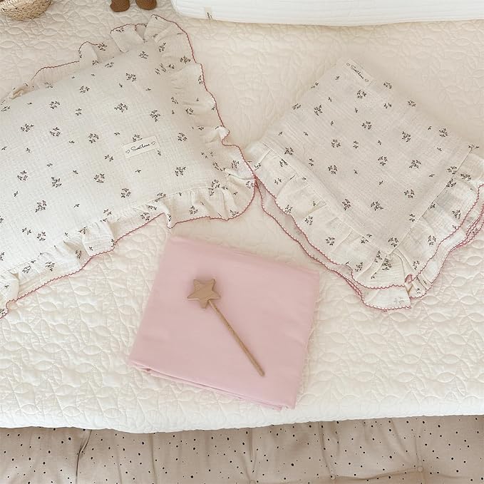 AOJIM Cotton Muslin Kids Toddler Pillowcase - Image 6
