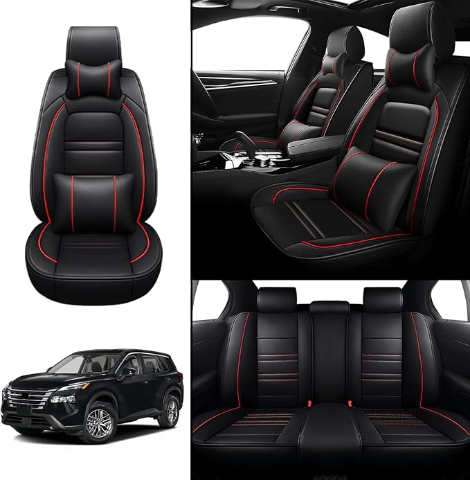 Car Seat Covers for Nissan Car Rogue 2008-2025 | 5-Seats Seat Covers, - Image 2