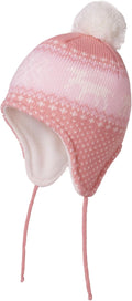 LANGZHEN Toddler Kids Infant Winter Hat, Earflap Knit Warm Cap Fleece Lined by LANGZHEN