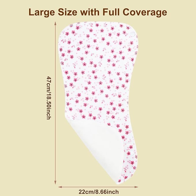 2-in-1 Burp Cloths and Baby Bibs - Image 5