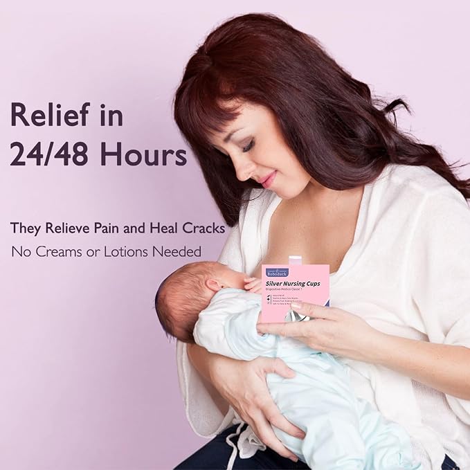Boboduck The Original Silver Nursing Cups - Image 3