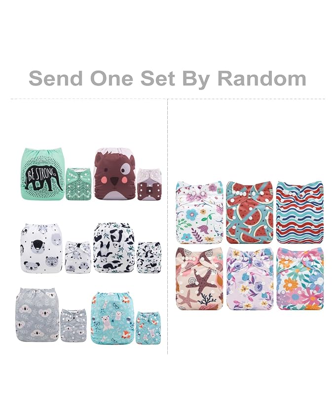ALVABABY 6 Pack Cloth Diaper - Image 3