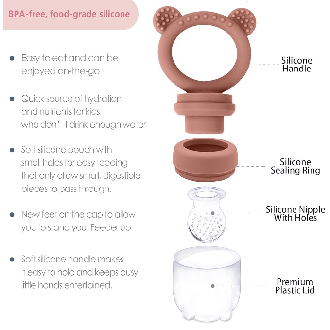 Baby Food Storage Containers & Teething Toys Set - Image 2