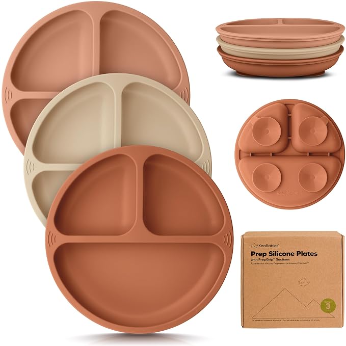KeaBabies Suction Plates for Baby, Toddler by KeaBabies