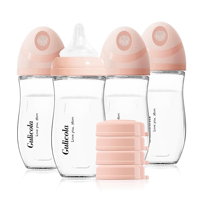 Gulicola Natural Glass Baby Bottle 8 oz by GulicolaBaby