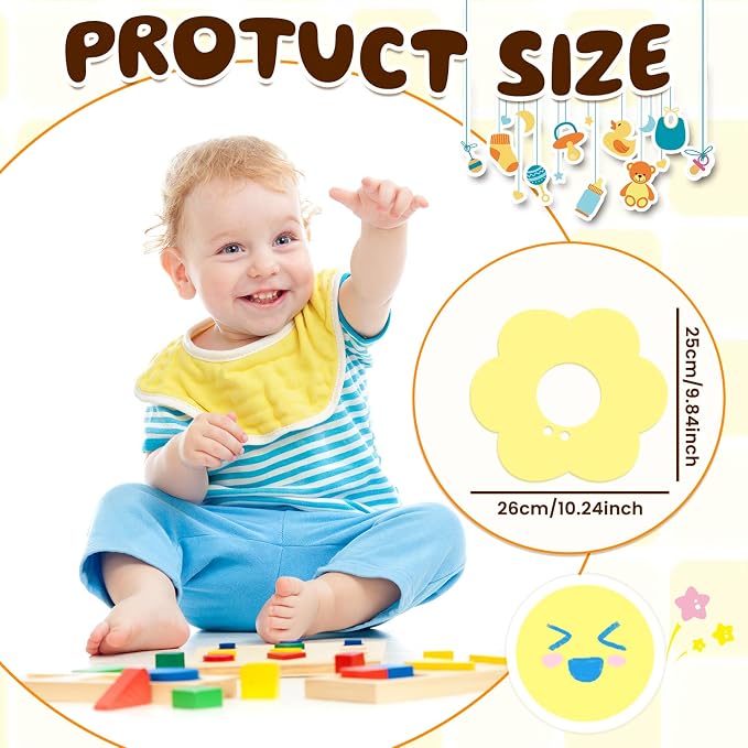 Baby Bibs Muslin Drool Teething Drooling Bibs - Image 4