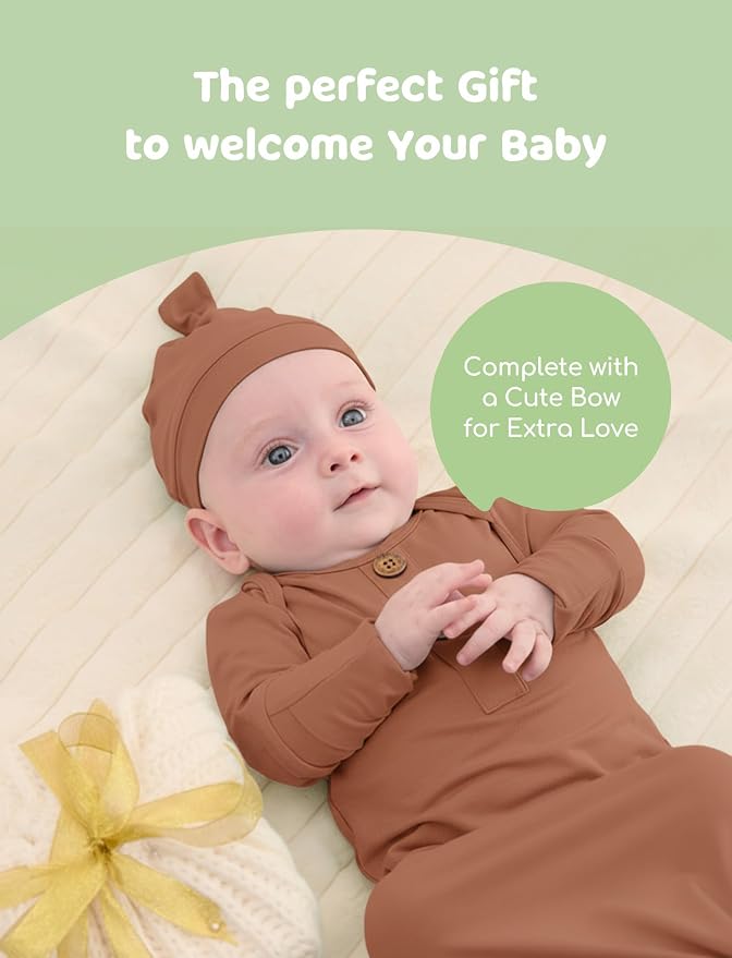 PATPAT Baby Sleeper Gown with Bamboo Viscose - Image 4