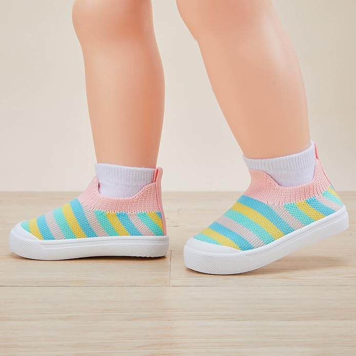BMCiTYBM Baby Sneakers Girls Boys Lightweight Breathable Mesh First Walkers - Image 2