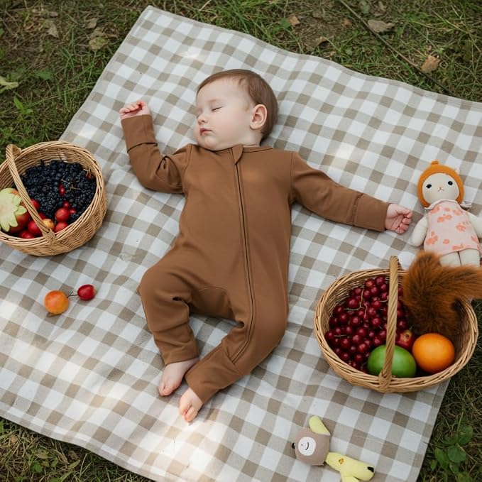 PATPAT Baby Footie Romper with Mittens - Image 2