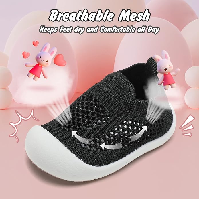 Baby Walking Shoes Toddler Girl Boy Soft Sole Breathable Cotton Canvas Shoes - Image 6