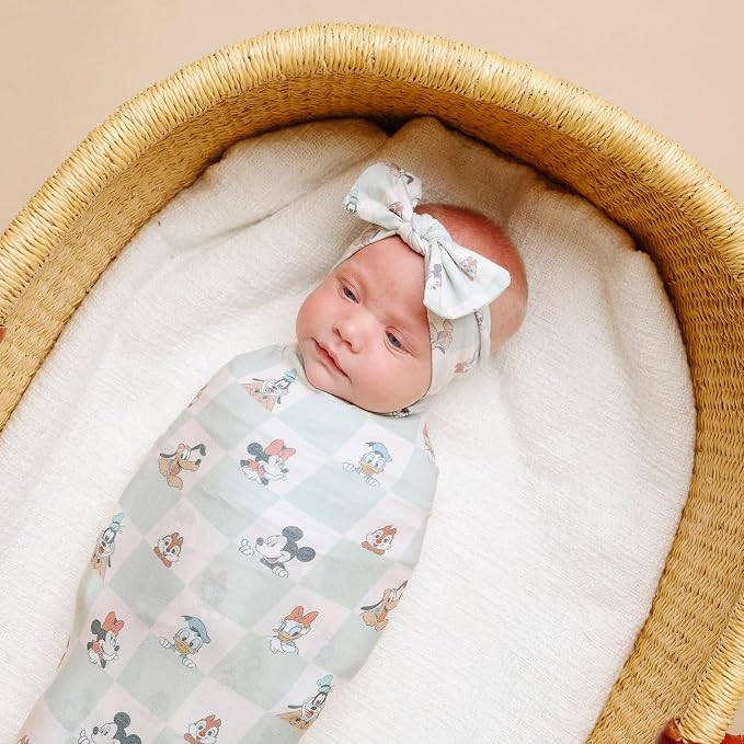 Copper Pearl Large Premium Knit Baby Swaddle Receiving Blanket Mickey Mouse & - Image 4