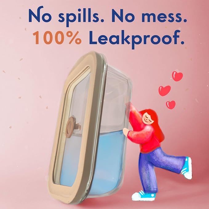 Ziruma Non-Toxic 1.5 cup Glass Food Storage Containers - Image 3