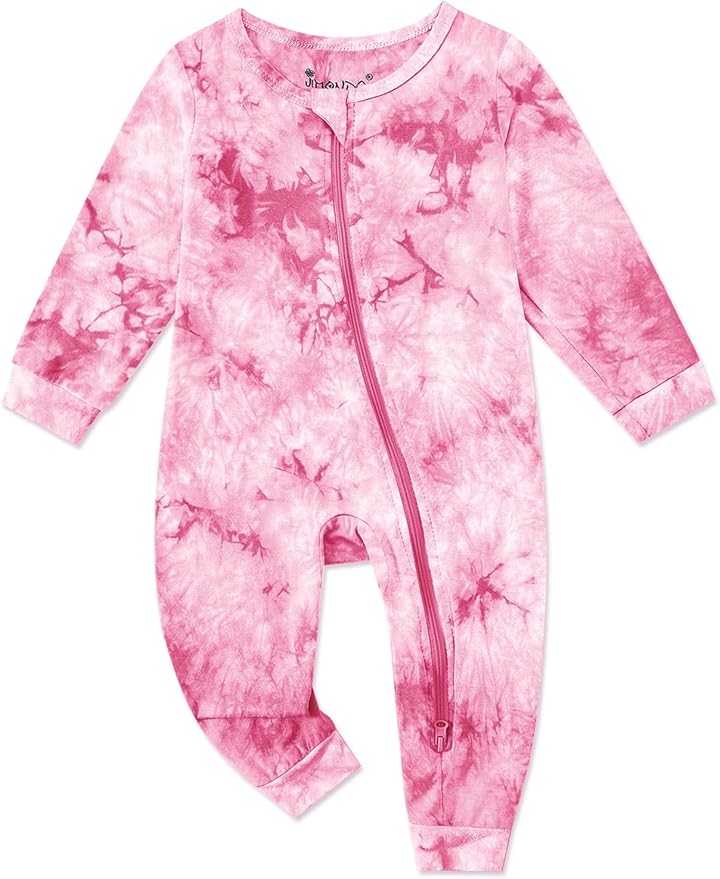 Jimonda Baby Girls Boys Footless Pajamas, Rayon From Bamboo Pjs 2 Way Zipper by JimondaBaby