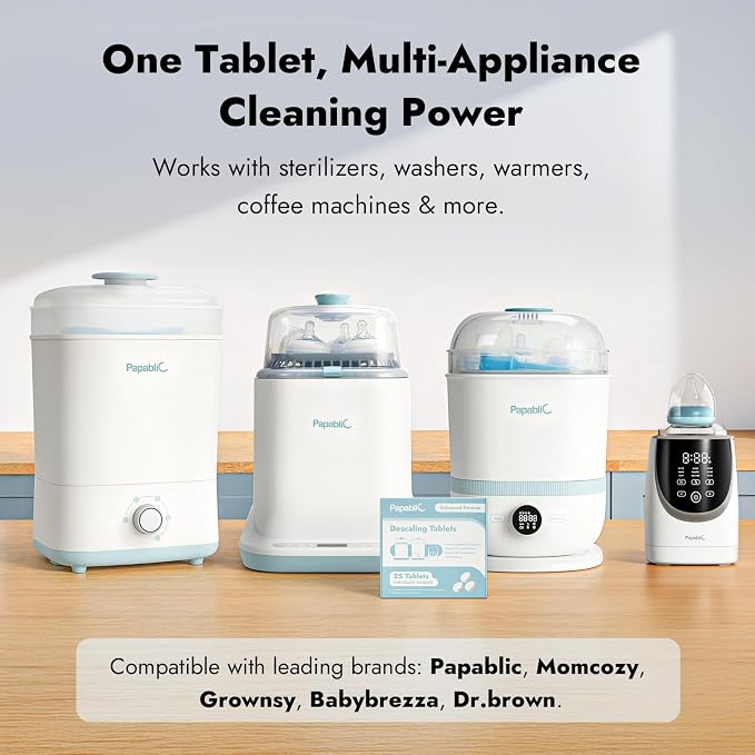 Papablic Descaling Tablets, Papablic Bottle Washer, Sterilizer & Formula Maker - Image 6
