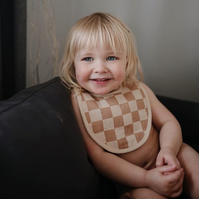 mushie Muslin Baby Bib | Soft Cotton - Image 2