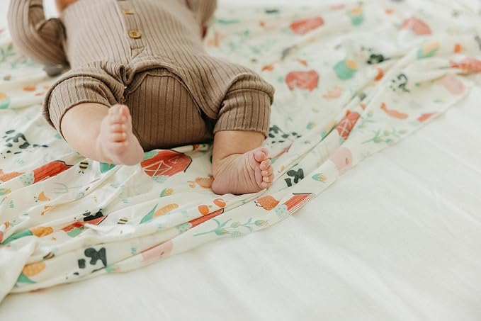 Copper Pearl Baby Swaddle Blanket - Image 6