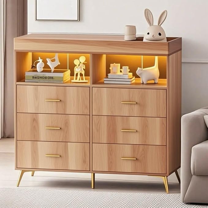 Changing Table Dresser with Drawers, Baby Dresser with Changing Table Top - Image 2