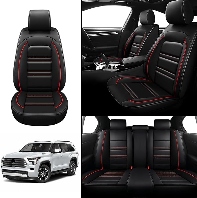 Seat Covers for Toyota Sequoia 2008-2025 | 5-Seats Leather Seat Covers - Image 2