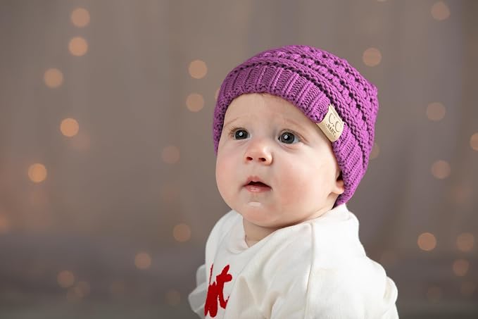Funky Junque Baby Winter Hat – Cute Newborn Hats, Cozy Warm Infant Beanie - Image 2
