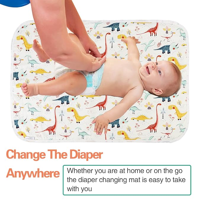 Baby Diaper Changing Pad, 21 5/8" x 31.5" Waterproof Changing Pad Liners 2Pack - Image 7