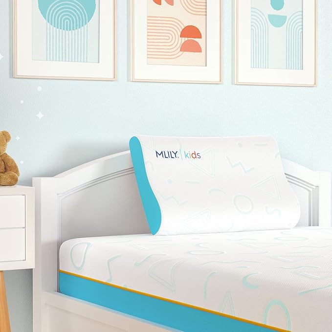 MLILY Kids Pillow for Sleeping, Adjustable Kids Memory Foam Pillow for Bed Set - Image 7