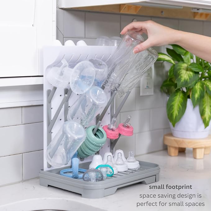 Baby Bottle Drying Rack – Large Vertical Bottle Dryer - Image 2