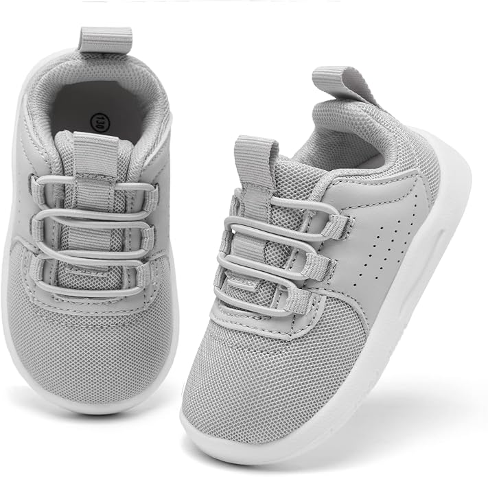 MORENDL Toddler Slip On Sneakers Baby Walking Shoes Non-Slip Breathable Unisex - Image 6