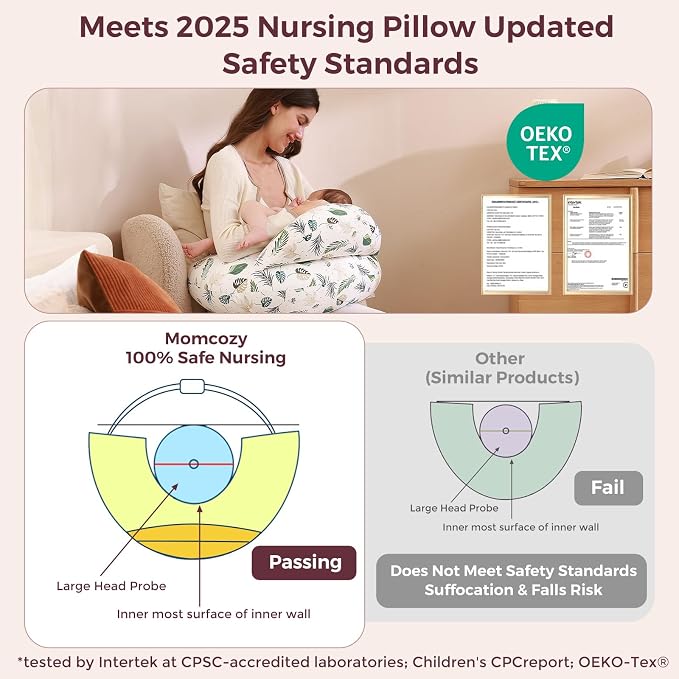 Momcozy Pioneering Safety Fence Nursing Pillow - Image 6