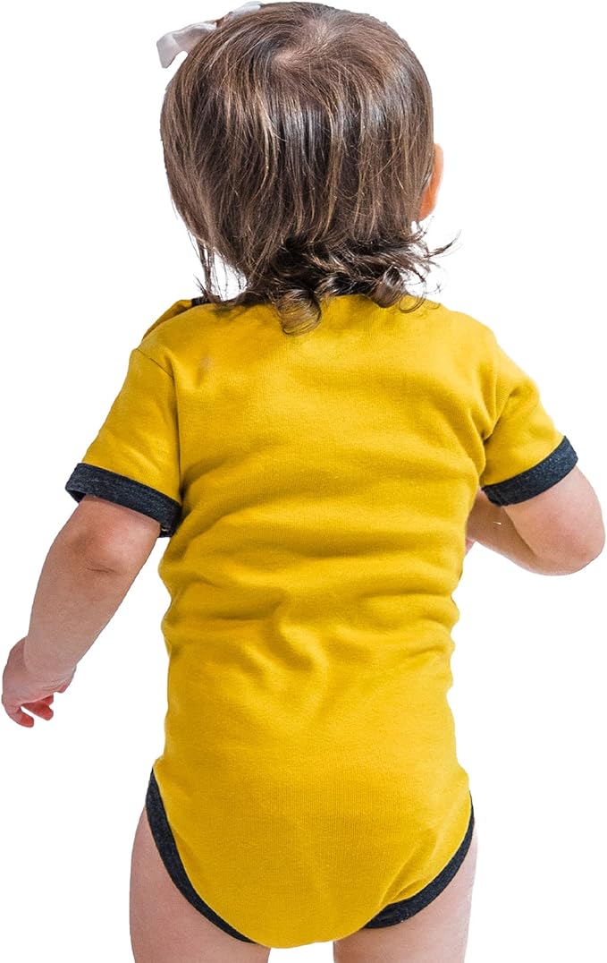 Lazy One Cute Unisex Baby Bodysuit, Cute Animal Designs, 6-18 Months - Image 3