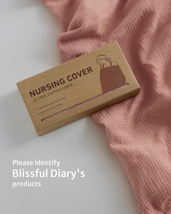 Blissful Diary Muslin Nursing Cover - Image 7