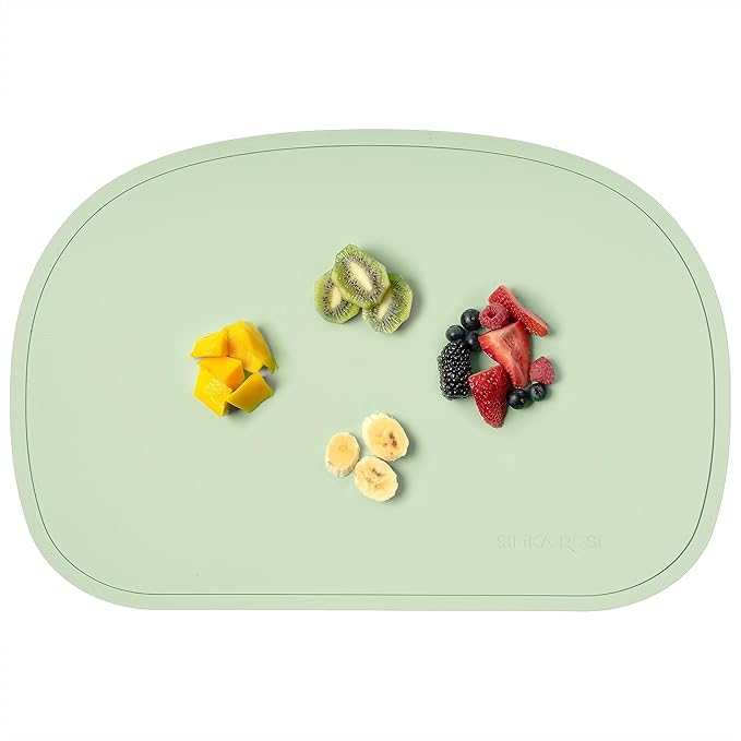 Simka Rose Silicone Baby Placemats That Stick to Table by simkarose