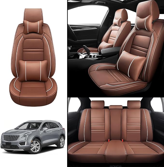 Car Seat Covers for Cadillac xt5 2017-2025 | 5-Seats Seat Covers, Waterproof - Image 2