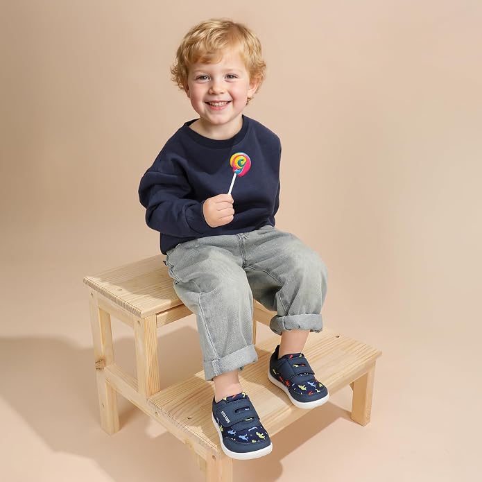 Toddler Wide Toe Box Barefoot Shoes Boys Girls Zero Drop, Baby First Walking - Image 2