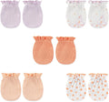 5 Pairs Baby Not Scratch Mittens 0-6 Months New Born Boy Girl Gloves Cute by falianni