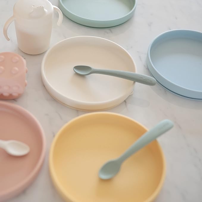 mushie Classic Silicone Suction Plate | BPA-Free Non-Slip Design - Image 3