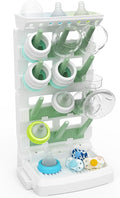 Baby Bottle Drying Rack for 12 Bottles, Space Saving Countertop Vertical by CINWWNI