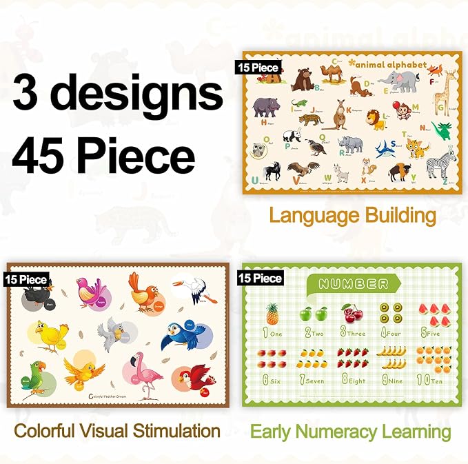 45 Pack Sticky Disposable Placemats - Image 3