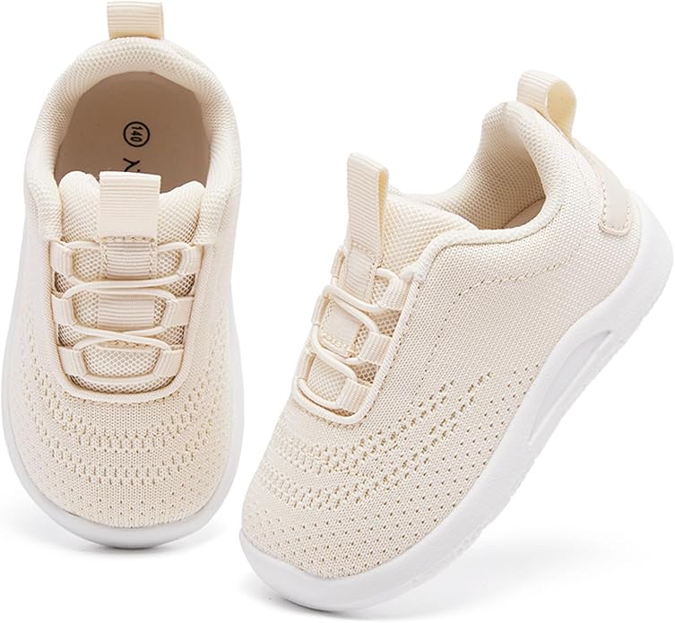 MORENDL Toddler Slip On Sneakers Baby Walking Shoes Non-Slip Breathable Unisex - Image 2