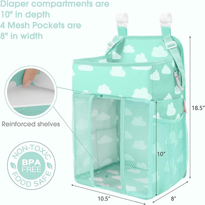Maliton Hanging Diaper Caddy Organizer - Image 4