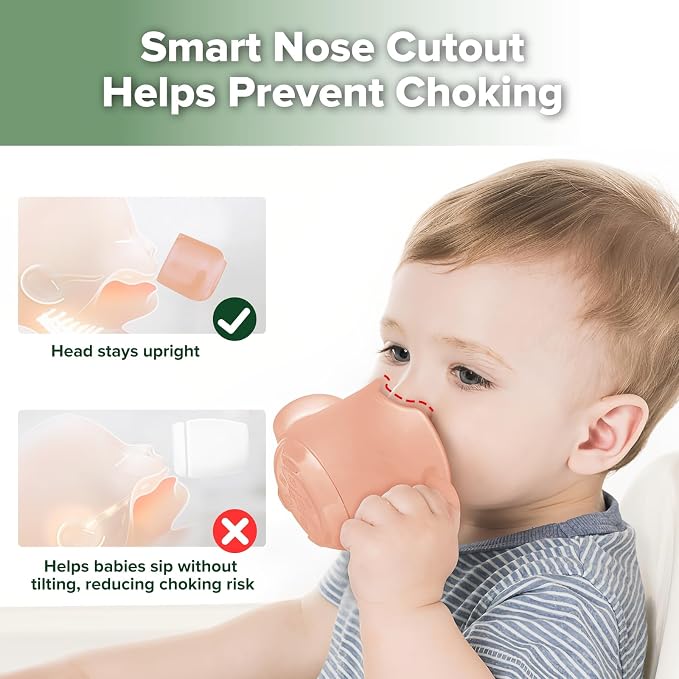 haakaa Silicone Baby Training Cup, Toddler Learning Open Cup - Image 3