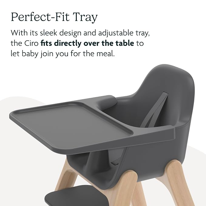UPPAbaby Ciro High Chair/Sleek, Easy-to-Clean Design/Perfect-Fit Tray to Bring - Image 4